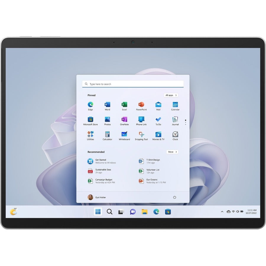 Tablette Microsoft Surface Pro 9 - 13" - 16 Go - SSD 512 Go - Windows 11 Pro 64 bits - Platine QIY-00001
