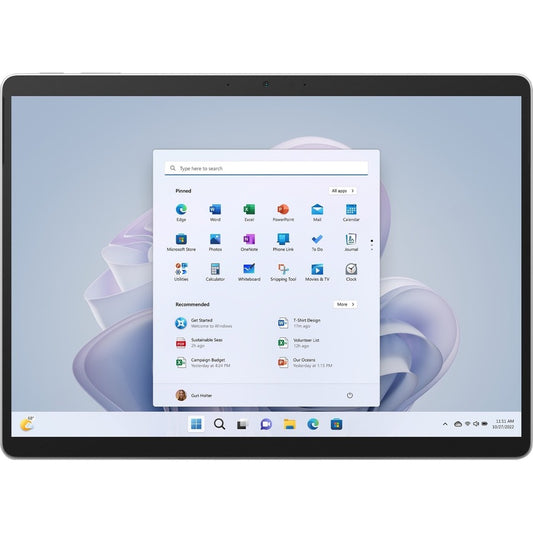 Tablette Microsoft Surface Pro 9 - 13" - 32 Go - 1 To SSD - Windows 11 Pro 64 bits - Platinum QLQ-00001