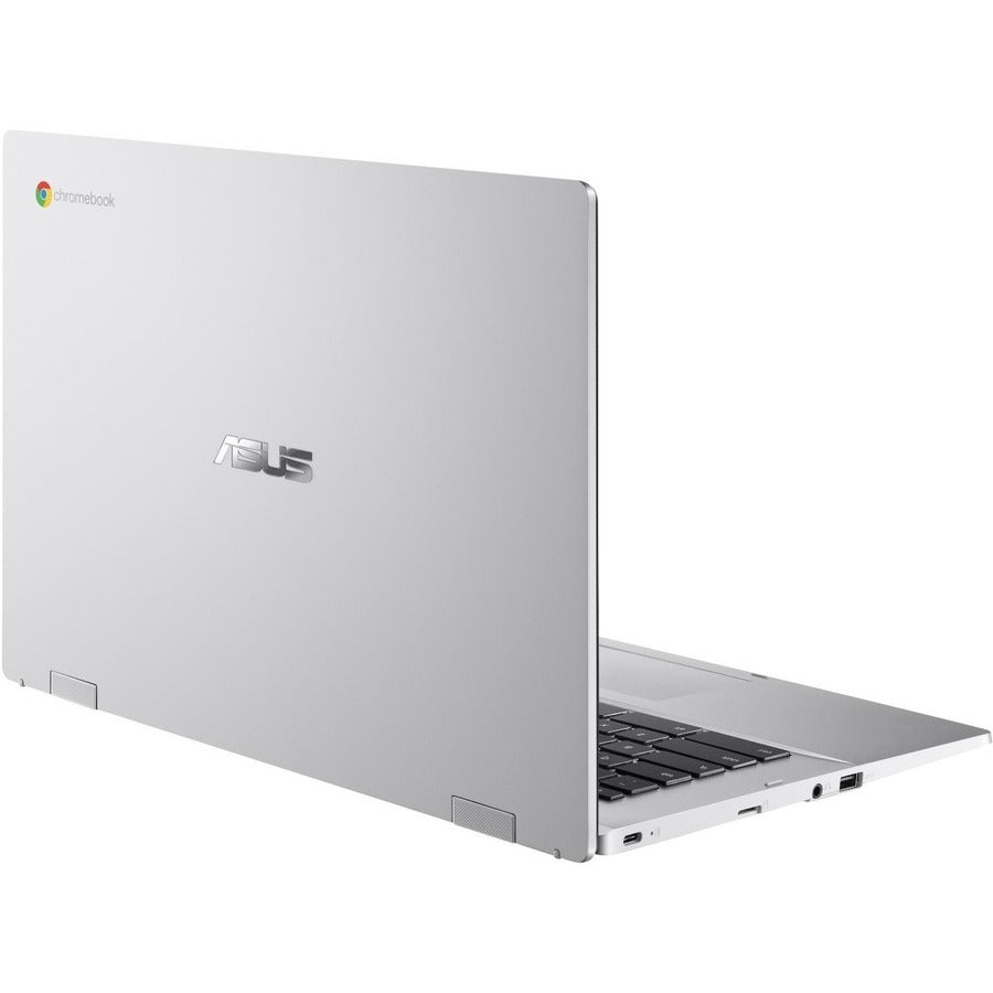 Asus Chromebook CX1 CX1400 CX1400CKA-DB84F Chromebook 14" - Full HD - Intel Celeron N4500 - 8 Go - Mémoire Flash 64 Go - Argent Transparent CX1400CKA-DB84F
