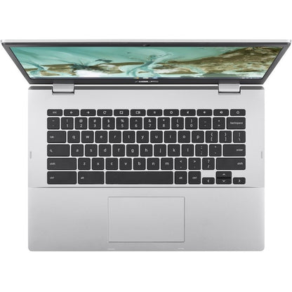 Asus Chromebook CX1 CX1400 CX1400CKA-DB84F Chromebook 14" - Full HD - Intel Celeron N4500 - 8 Go - Mémoire Flash 64 Go - Argent Transparent CX1400CKA-DB84F