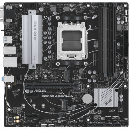 Carte mère de bureau Asus Prime PRIME A620M-A-CSM - Chipset AMD A620 - Socket AM5 - Micro ATX PRIME A620M-A-CSM