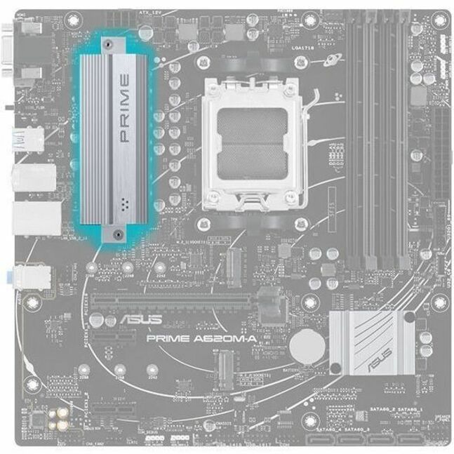 Carte mère de bureau Asus Prime PRIME A620M-A-CSM - Chipset AMD A620 - Socket AM5 - Micro ATX PRIME A620M-A-CSM