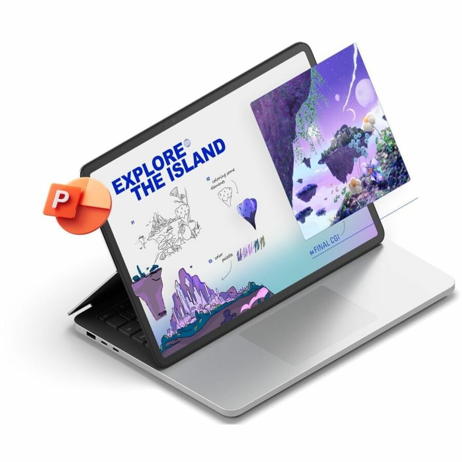 Microsoft Surface Laptop Studio 2 14,4" Écran tactile convertible (curseur flottant) Ordinateur portable 2 en 1 - Intel Core i7 13e génération i7-13800H - Plateforme Intel Evo - 64 Go - SSD 2 To - Clavier anglais, français - Platinum Z3H-00001