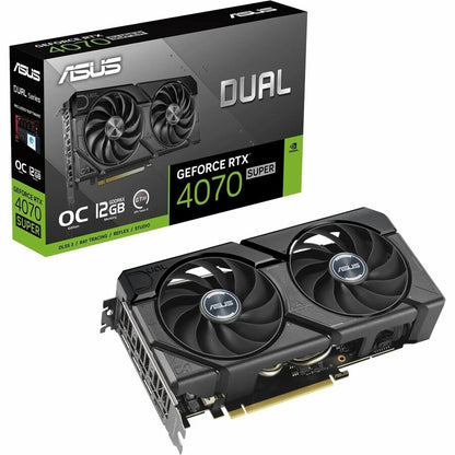 Carte graphique Asus NVIDIA GeForce RTX 4070 SUPER - 12 Go GDDR6X DUAL-RTX4070S-O12G-EVO