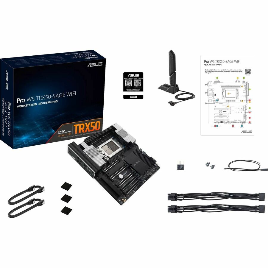 Carte mère de bureau Asus PRO WS TRX50-SAGE WIFI - Chipset AMD TRX50 - Socket sTR5 - SSI CEB PRO WS TRX50-SAGE WIFI