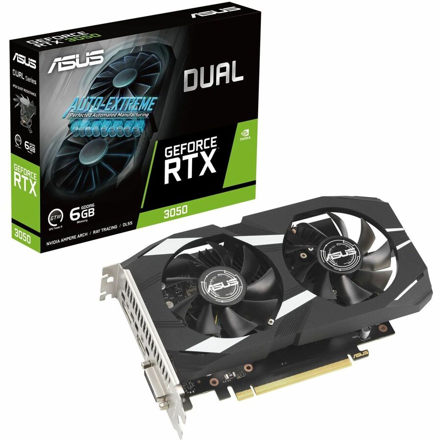 Carte graphique Asus NVIDIA GeForce RTX 3050 - 6 Go GDDR6 DUAL-RTX3050-6G