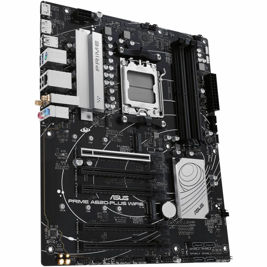 Asus Prime A620-PLUS WIFI6 Gaming Desktop Motherboard - AMD A620 Chipset - Socket AM5 - ATX PRIME A620-PLUS WIFI6