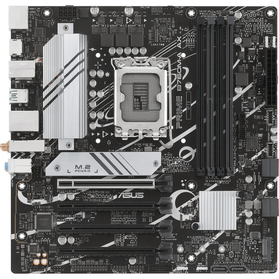 Carte mère de bureau Asus Prime PRIME B760M-A AX - Chipset Intel B760 - Socket LGA-1700 - Micro ATX PRIME B760M-A AX