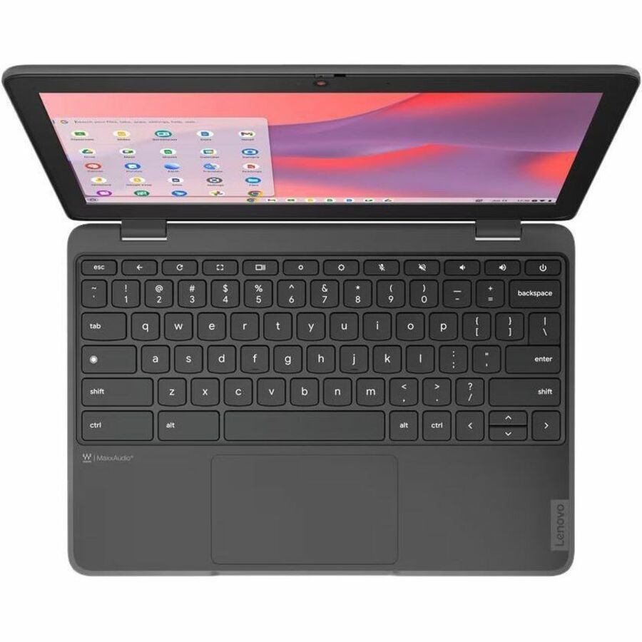 Lenovo 100e Chromebook Gen 4 83G80002CF Chromebook détachable 2 en 1 11,6" - HD - Intel N-Series N100 - 4 Go - Mémoire flash 32 Go - Clavier français, anglais - Gris graphite 83G80002CF