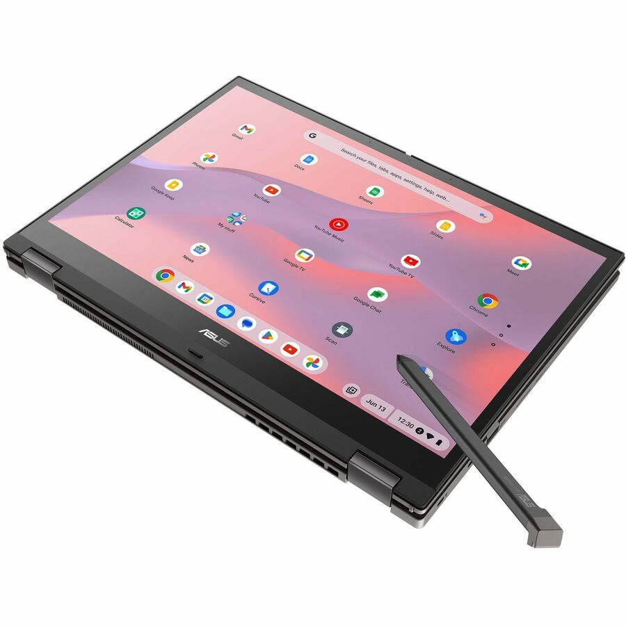 Asus Chromebook CM34 Flip CM3401 CM3401FFA-DB31T-CB Chromebook 2 en 1 convertible à écran tactile 14" - WUXGA - AMD Ryzen 3 7320C - 8 Go - SSD 128 Go - Zinc CM3401FFA-DB31T-CB