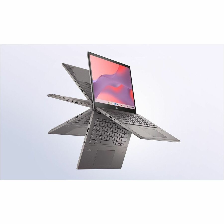 Asus Chromebook CM34 Flip CM3401 CM3401FFA-DB31T-CB Chromebook 2 en 1 convertible à écran tactile 14" - WUXGA - AMD Ryzen 3 7320C - 8 Go - SSD 128 Go - Zinc CM3401FFA-DB31T-CB