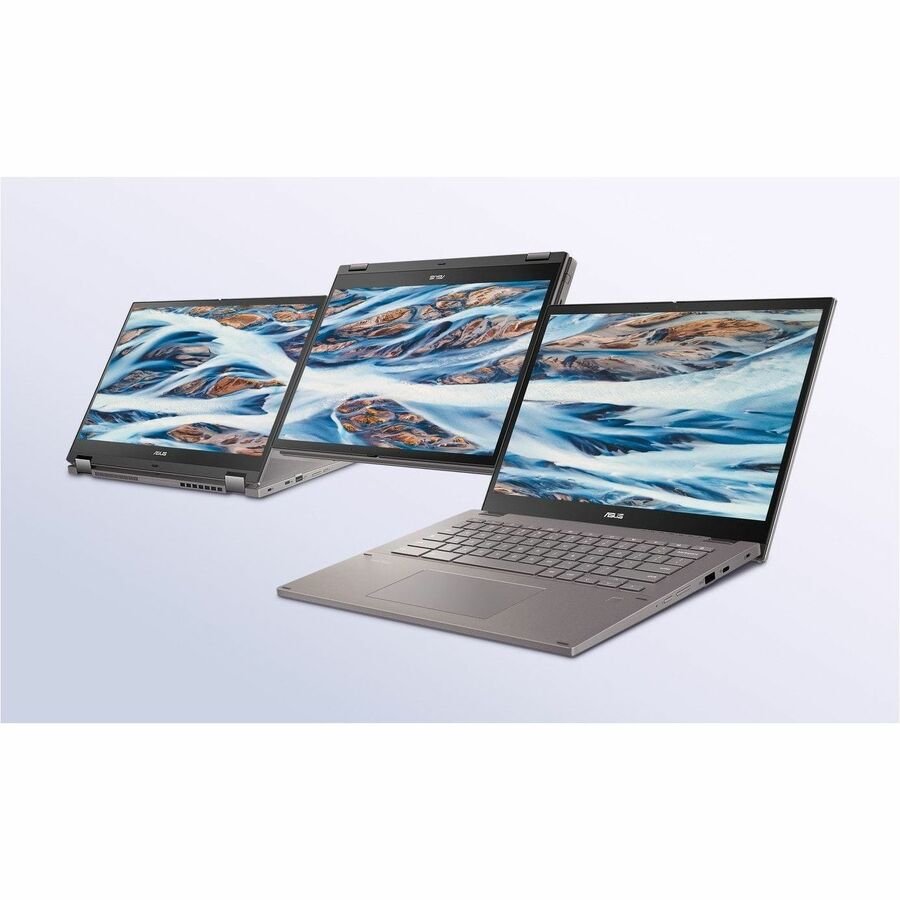 Asus Chromebook CM34 Flip CM3401 CM3401FFA-DB31T-CB Chromebook 2 en 1 convertible à écran tactile 14" - WUXGA - AMD Ryzen 3 7320C - 8 Go - SSD 128 Go - Zinc CM3401FFA-DB31T-CB