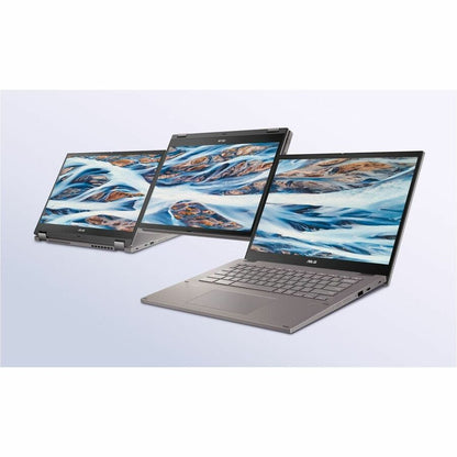 Asus Chromebook CM34 Flip CM3401 CM3401FFA-DB31T-CB Chromebook 2 en 1 convertible à écran tactile 14" - WUXGA - AMD Ryzen 3 7320C - 8 Go - SSD 128 Go - Zinc CM3401FFA-DB31T-CB