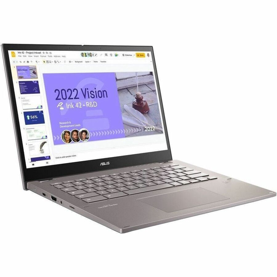 Asus Chromebook CM34 Flip CM3401 CM3401FFA-DB31T-CB Chromebook 2 en 1 convertible à écran tactile 14" - WUXGA - AMD Ryzen 3 7320C - 8 Go - SSD 128 Go - Zinc CM3401FFA-DB31T-CB