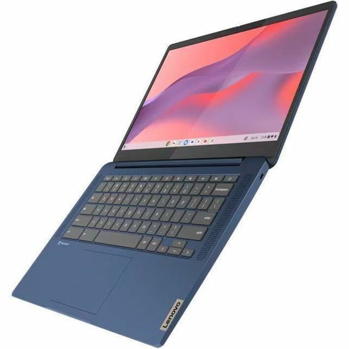 Lenovo IdeaPad Slim 3 14M868 82XJ003DCF Chromebook 14" Tactile - Full HD - Octa-core (ARM Cortex A76 + Cortex A55) - 4 Go - Mémoire Flash 128 Go - Clavier Français, Anglais - Bleu Abysse 82XJ003DCF