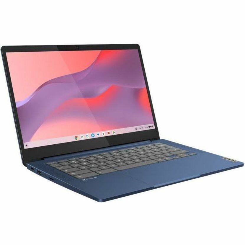 Lenovo IdeaPad Slim 3 14M868 82XJ003DCF Chromebook 14" Tactile - Full HD - Octa-core (ARM Cortex A76 + Cortex A55) - 4 Go - Mémoire Flash 128 Go - Clavier Français, Anglais - Bleu Abysse 82XJ003DCF