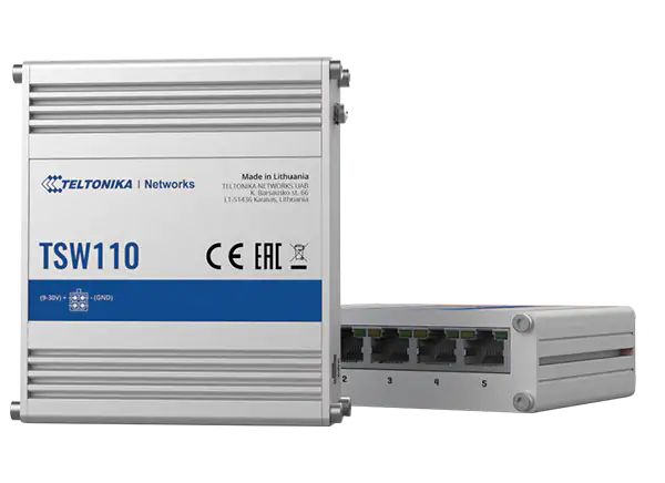 Commutateur Ethernet Gigabit non géré (10/100/1000) POE Teltonika TSW110