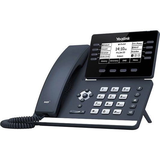 Téléphone IP Yealink SIP-T53 - Avec ou sans fil - Avec fil - DECT, Bluetooth - Montage mural, Bureau - Gris classique SIP-T53