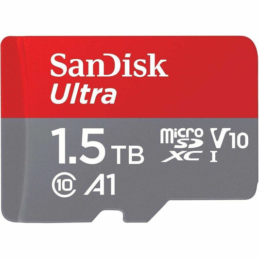 SanDisk Ultra SDSQUAC-1T50-GN6MA 1,50 To Classe 10/UHS-I (U1) V10 microSDXC - 1 paquet SDSQUAC-1T50-GN6MA