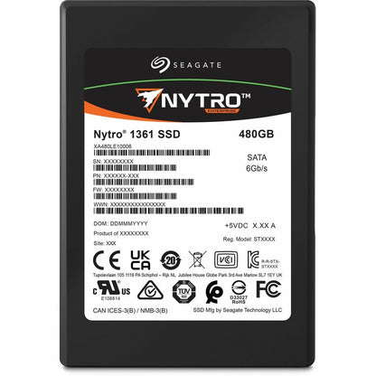 Seagate Nytro 1361 XA480LE10006 480 GB Solid State Drive - 2.5" Internal - SATA (SATA/600) - Read Intensive XA480LE10006