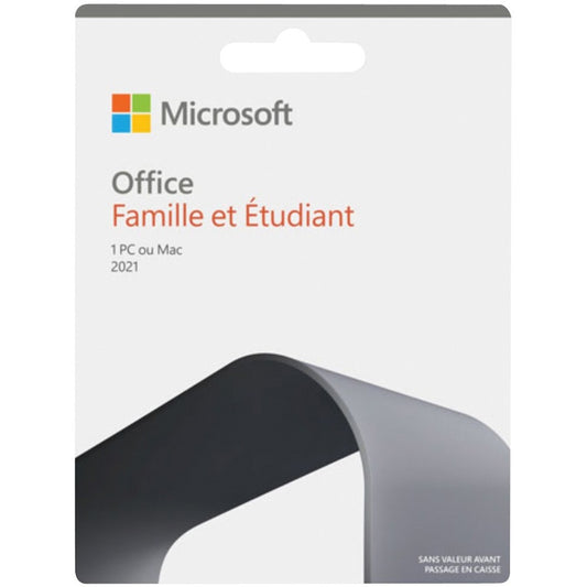 Microsoft Office 2021 Famille et Étudiant - Coffret - 1 PC/Mac 79G-05404