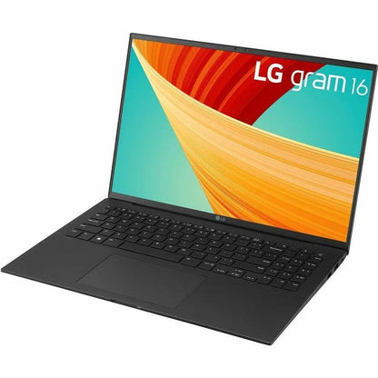 Ordinateur portable LG gram 16Z90R-R.AP75A8 16" - WQXGA - Intel Core i7 13e génération i7-1360P - Plateforme Intel Evo - 32 Go - SSD 512 Go - Clavier anglais - Noir obsidienne 16Z90R-R.AP75A8