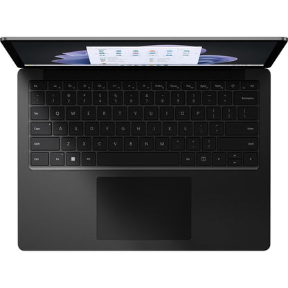 Ordinateur portable Microsoft Surface Laptop 5 13,5" à écran tactile - Intel Core i7 12e génération i7-1265U - Plateforme Intel Evo - 16 Go - SSD 256 Go - Noir mat RB1-00002