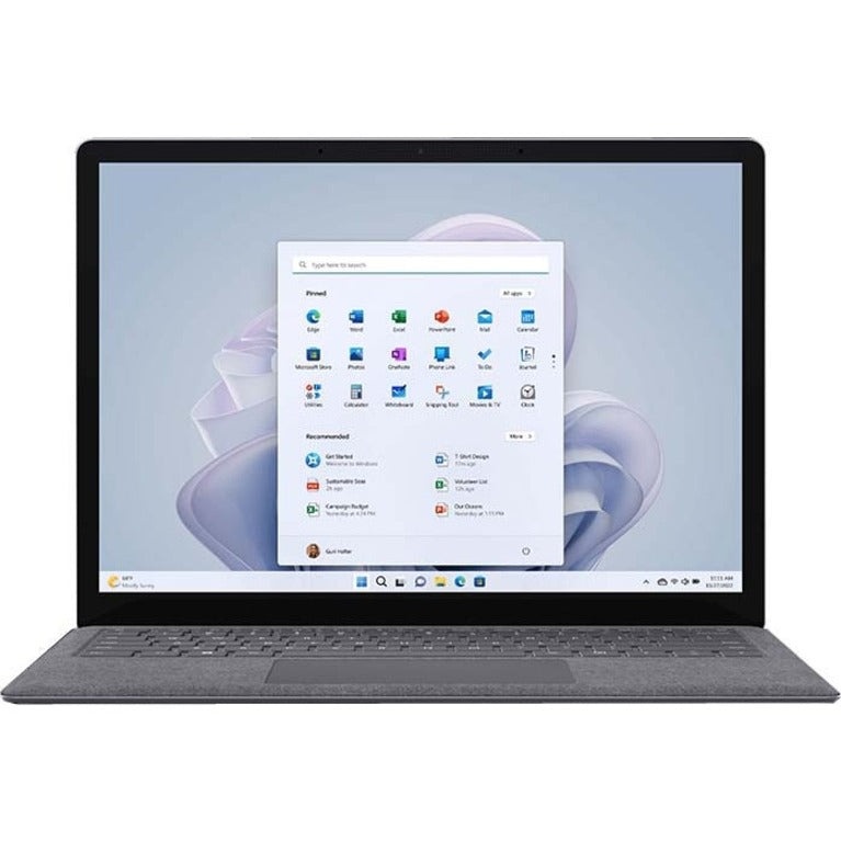 Ordinateur portable Microsoft Surface Laptop 5 13,5" à écran tactile - Intel Core i5 12e génération i5-1245U - Plateforme Intel Evo - 8 Go - SSD 512 Go - Clavier anglais - Platinum R1T-00001