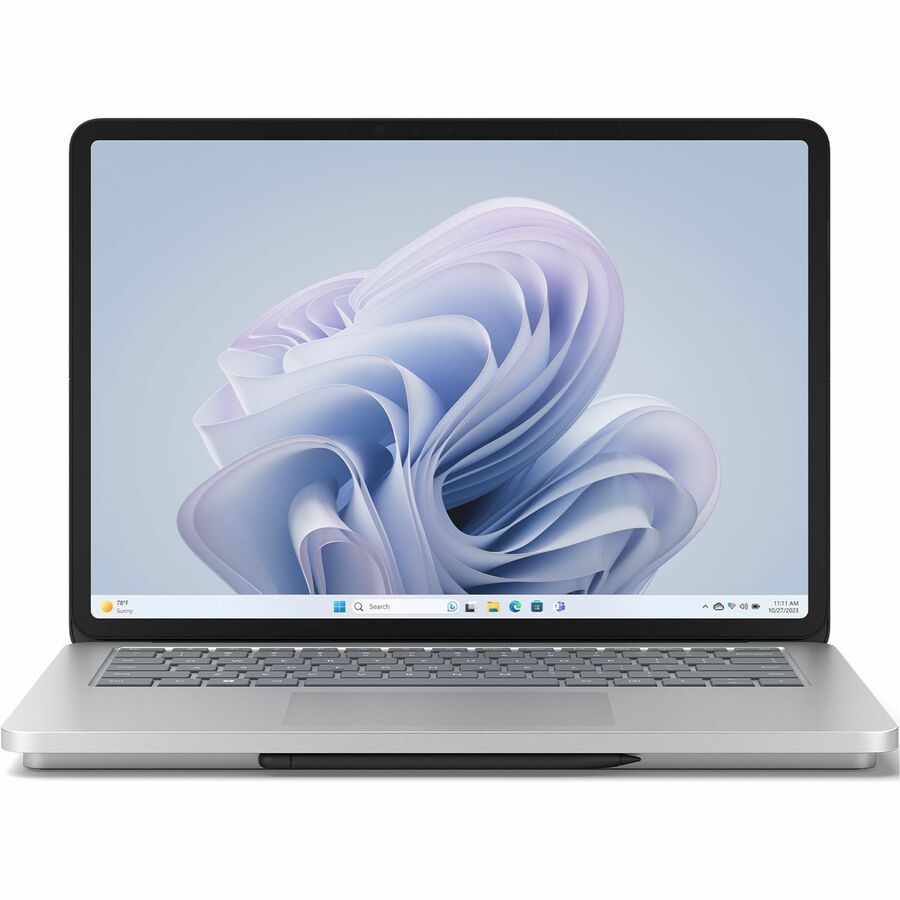 Microsoft Surface Laptop Studio 2 14,4" Écran tactile convertible (curseur flottant) Ordinateur portable 2 en 1 - Intel Core i7 - Plateforme Intel Evo - 32 Go - SSD 1 To - Clavier anglais, français - Platinum Z1J-00002
