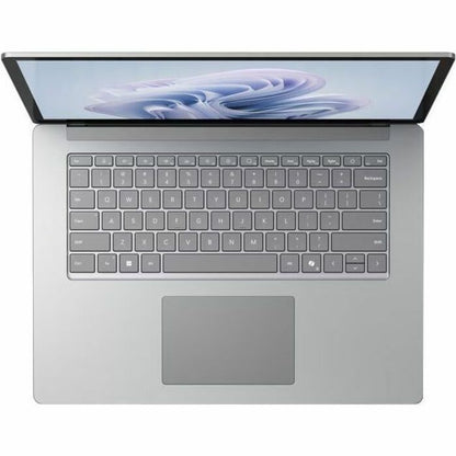 Ordinateur portable Microsoft Surface Laptop 6 13,5" à écran tactile - Intel Core Ultra 5 - 16 Go - SSD 512 Go - Clavier français - Platinum ZPX-00027