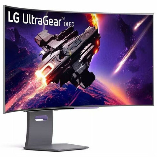 Moniteur de jeu OLED incurvé LG UltraGear 45GS95QE-B de 45 pouces de classe UW-QHD - 21:9 - True Black 45GS95QE-B