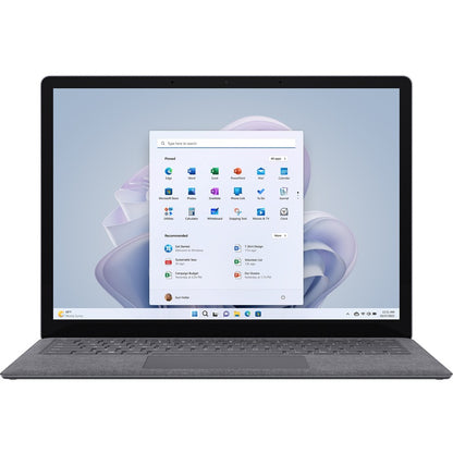 Ordinateur portable Microsoft Surface Laptop 5 13,5" à écran tactile - Intel Core i5 - Plateforme Intel Evo - 16 Go - SSD 256 Go - Clavier anglais, français - Platinum R7B-00002