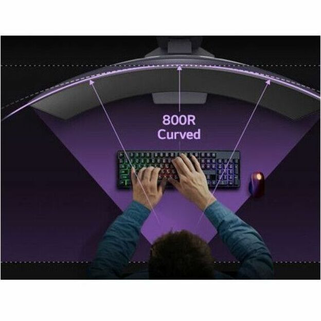 Moniteur de jeu OLED incurvé LG UltraGear 34GS95QE-B de 34 pouces UW-QHD - 21:9 - True Black 34GS95QE-B