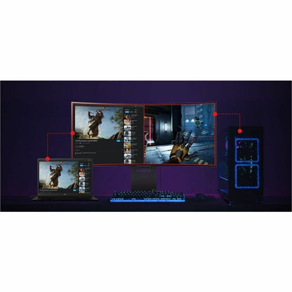 Moniteur de jeu OLED incurvé LG UltraGear 34GS95QE-B de 34 pouces UW-QHD - 21:9 - True Black 34GS95QE-B
