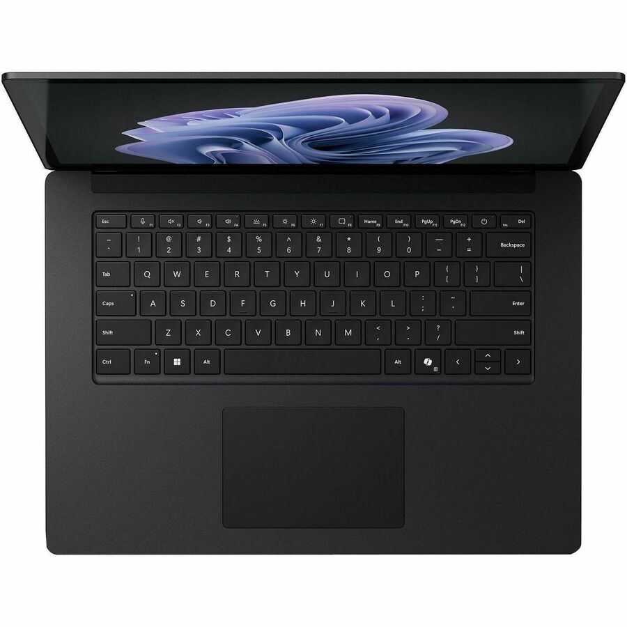 Ordinateur portable Microsoft Surface Laptop 6 15" à écran tactile - Intel Core Ultra 7 165H - 32 Go - SSD 1 To - Clavier anglais, français - Noir ZLU-00001