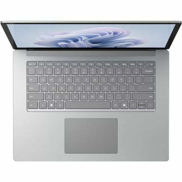 Ordinateur portable Microsoft Surface Laptop 6 13,5" à écran tactile - Intel Core Ultra 7 - 32 Go - SSD 256 Go - Clavier anglais, français - Platinum ZJY-00027