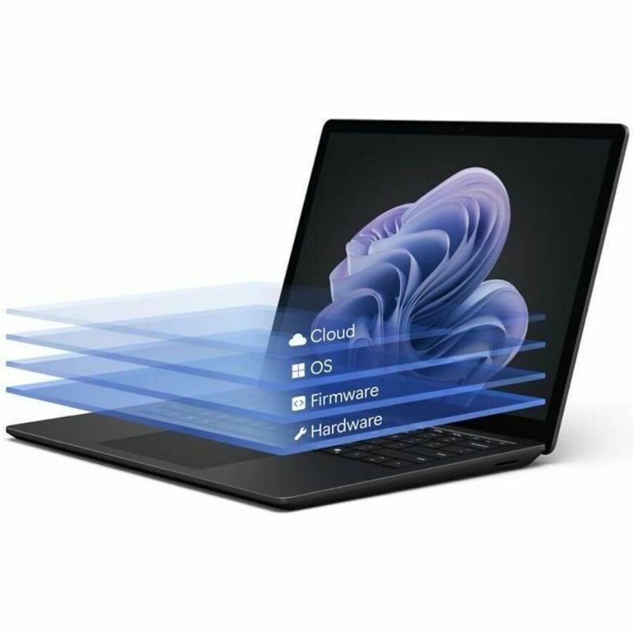Ordinateur portable Microsoft Surface Laptop 6 15" à écran tactile - Intel Core i7 - 64 Go - SSD 1 To - Clavier anglais, français - Noir ZLW-00002