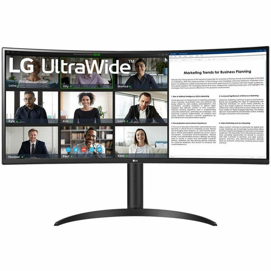 Moniteur LCD incurvé LG Ultrawide 34WR55QC-B de 34 pouces de classe UW-QHD - 21:9 34WR55QC-B