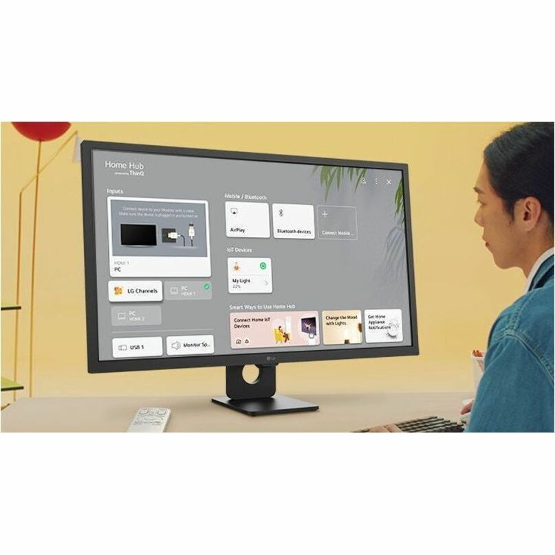 Moniteur LCD intelligent Full HD 32" LG MyView 32SR50F-B - 16:9 - Noir 32SR50F-B