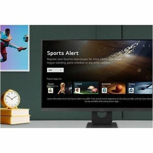 LG MyView 27SR50F-B 32" Class Full HD Smart LCD Monitor - 16:9 - White 27SR50F-B