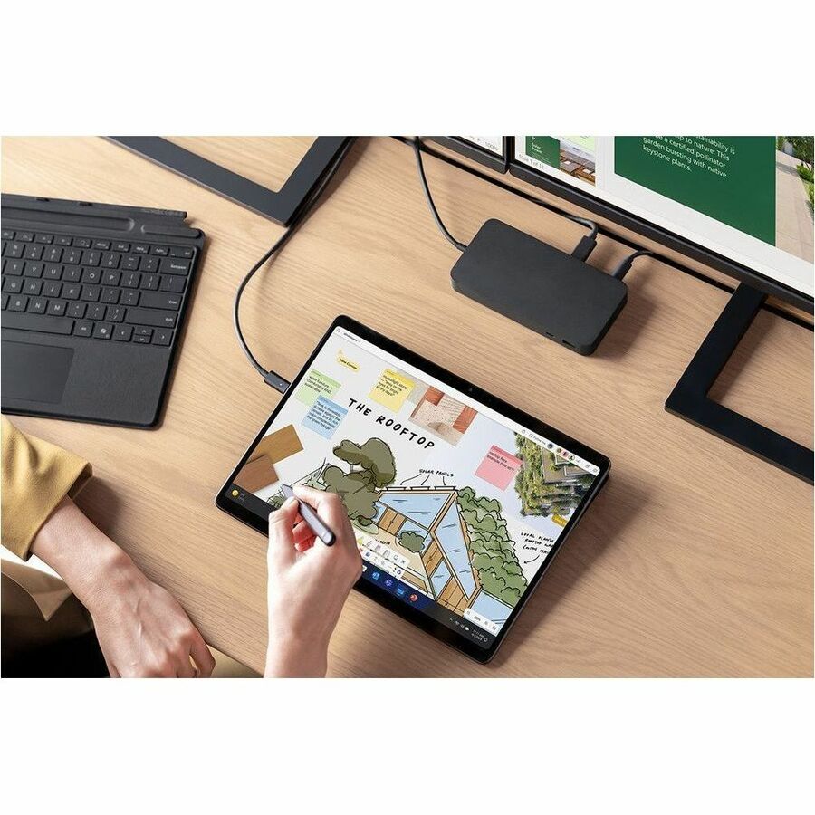 Tablette Microsoft Surface Pro 10 - 13" - Technologie vPro - 32 Go - SSD 256 Go - Platinum XP7-00001
