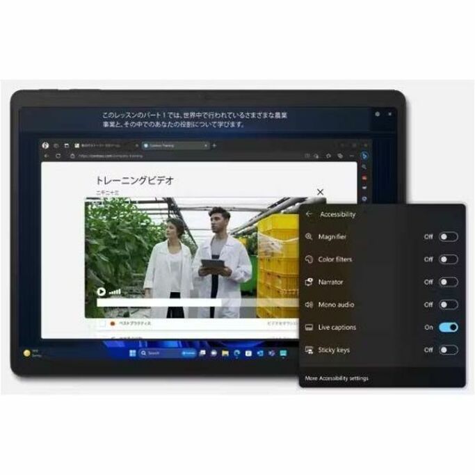 Tablette Microsoft Surface Pro 10 - 13" - Technologie vPro - 8 Go - SSD 256 Go - Noir ZDR-00019