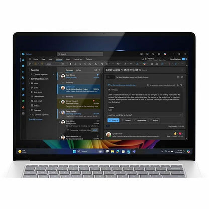 Ordinateur portable Microsoft Surface Laptop 7 15" à écran tactile - Qualcomm Snapdragon X Elite - 16 Go - SSD 256 Go - Clavier anglais - Platine ZHP-00001