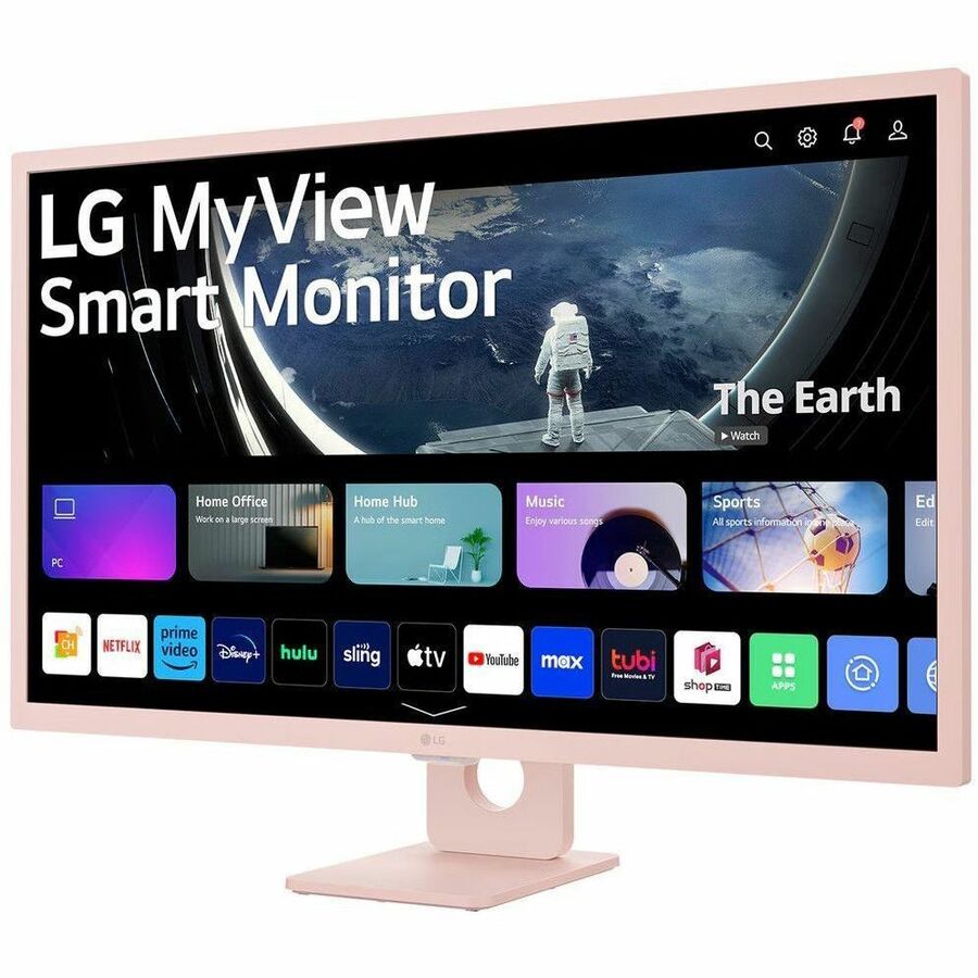 Moniteur LCD intelligent Full HD 32" LG MyView 32SR50F-P - 16:9 - Rose 32SR50F-P