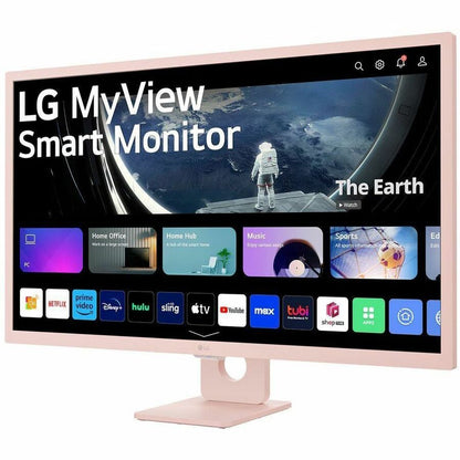 Moniteur LCD intelligent Full HD 32" LG MyView 32SR50F-P - 16:9 - Rose 32SR50F-P