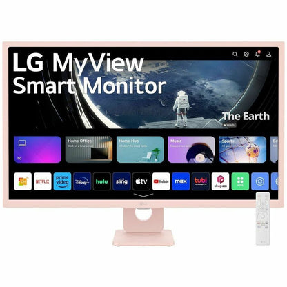 Moniteur LCD intelligent Full HD 32" LG MyView 32SR50F-P - 16:9 - Rose 32SR50F-P