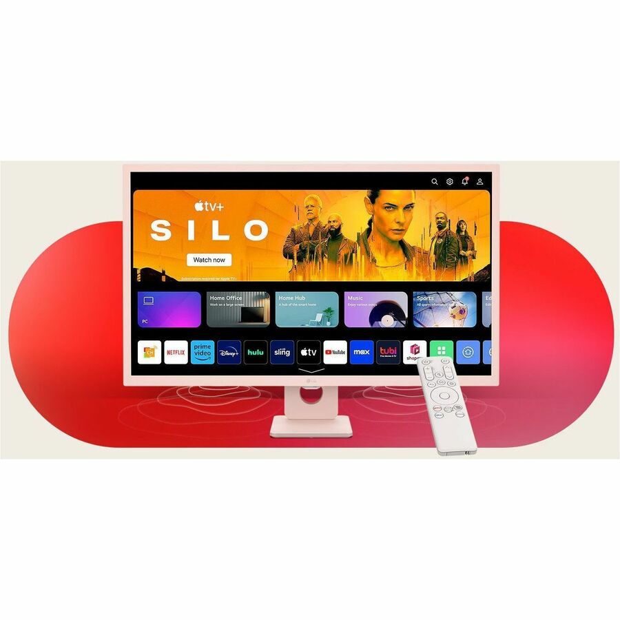 Moniteur LCD intelligent Full HD 32" LG MyView 32SR50F-P - 16:9 - Rose 32SR50F-P