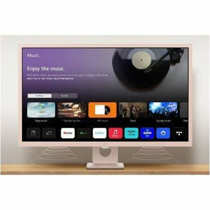 Moniteur LCD intelligent Full HD 32" LG MyView 32SR50F-P - 16:9 - Rose 32SR50F-P