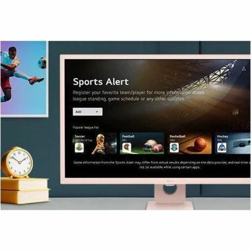 Moniteur LCD intelligent Full HD 32" LG MyView 32SR50F-P - 16:9 - Rose 32SR50F-P
