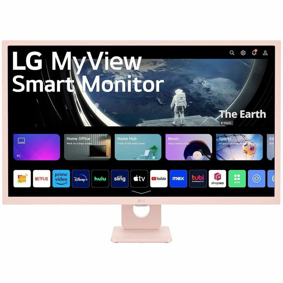 Moniteur LCD intelligent Full HD 32" LG MyView 32SR50F-P - 16:9 - Rose 32SR50F-P